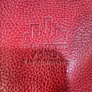 Red Leather Women's Bag - Saint Gimignano